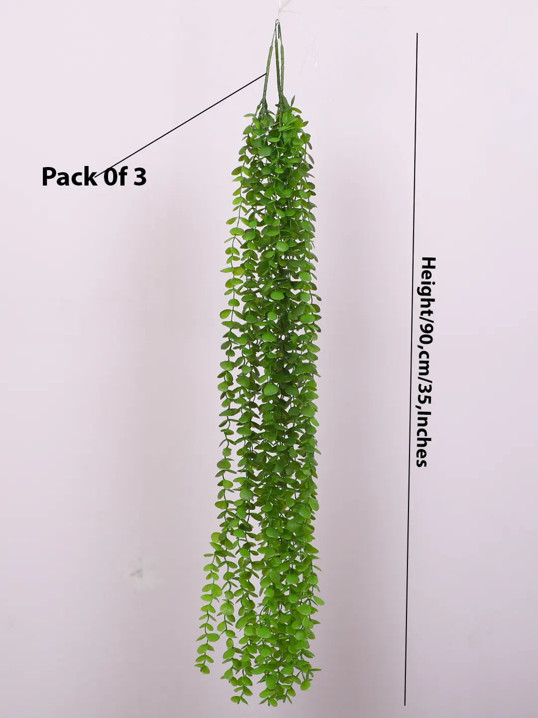 3.1Ft Artificial Hanging Green Creeper Plants Pack of 2