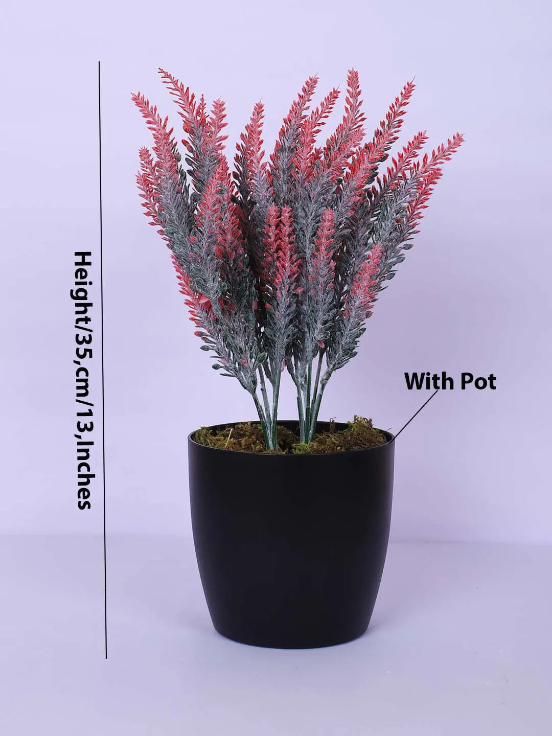 1.1Ft Artificial Lavender Flowers Plants With Pot