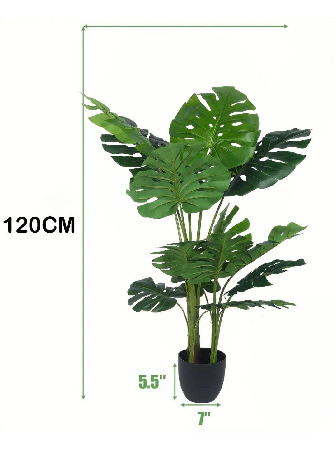 4.Ft Artificial Monstera Plants for with Pot