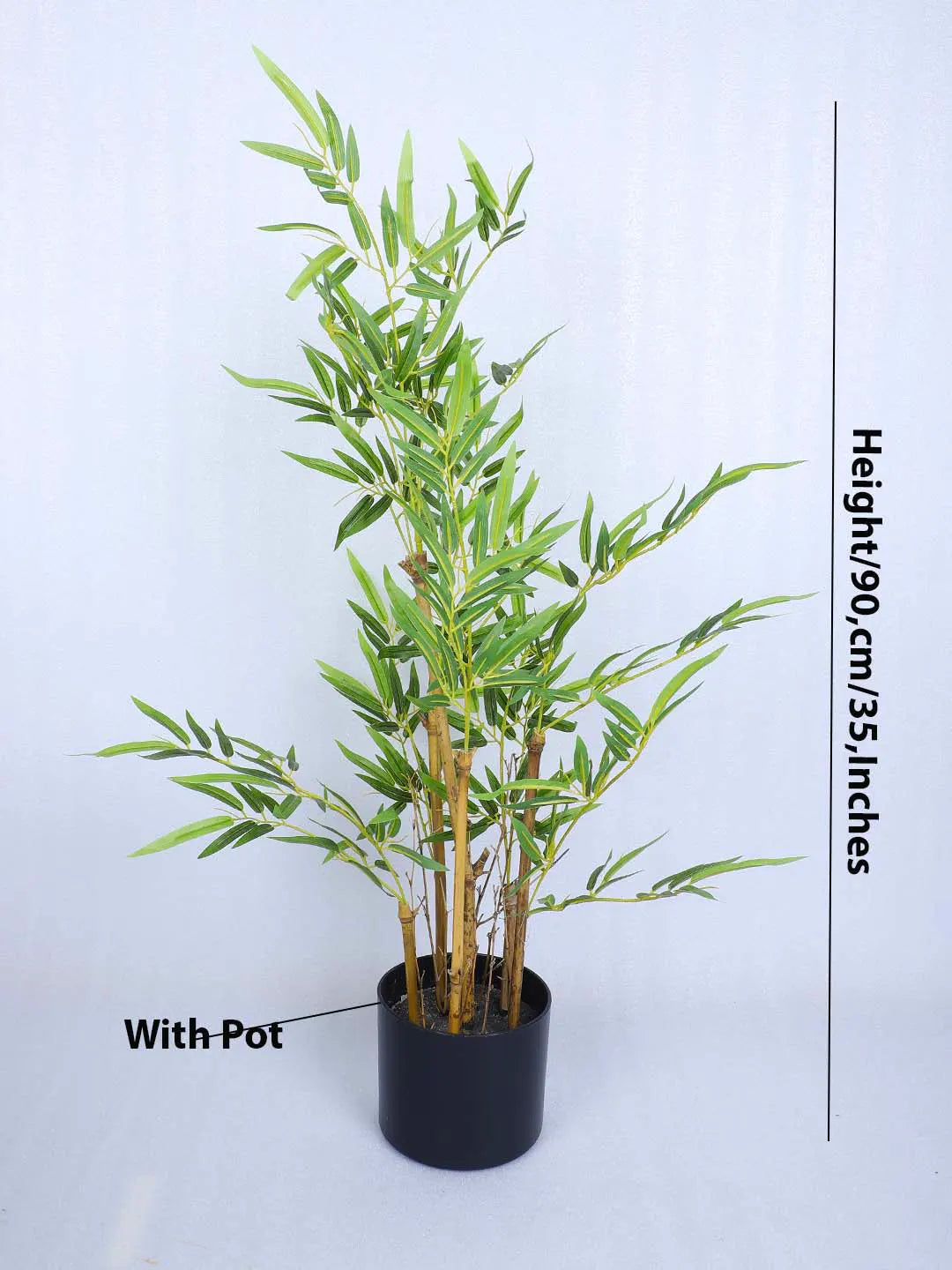 3Ft Artificial Bamboo Tree With Pot
