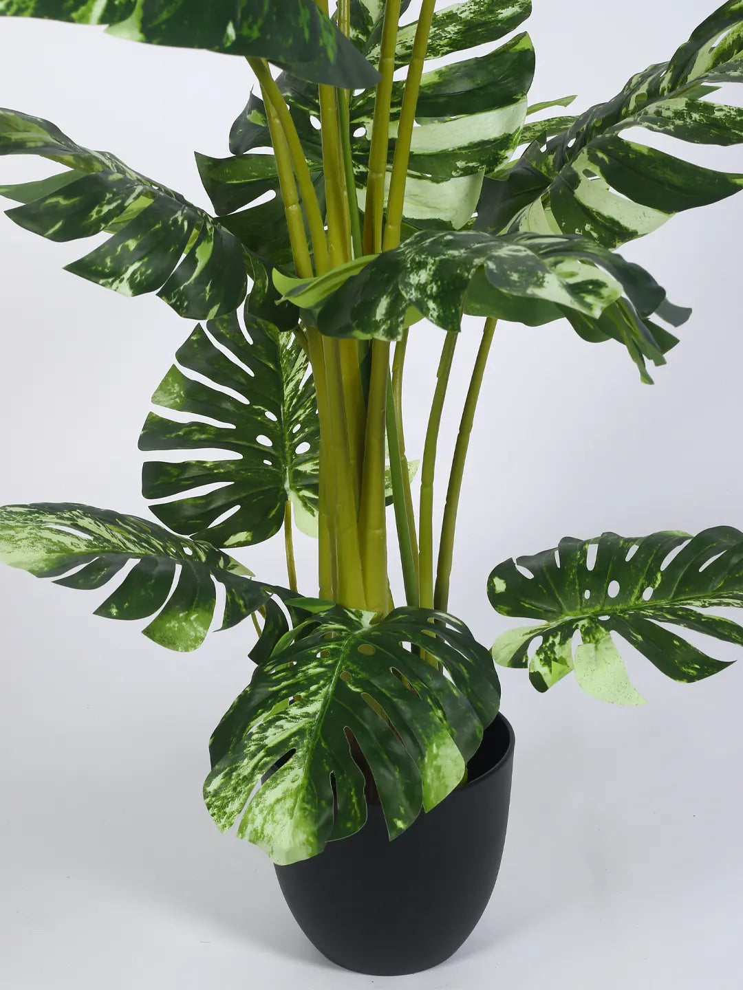 4.Ft Artificial Variegated Monstera Plants for with Pot