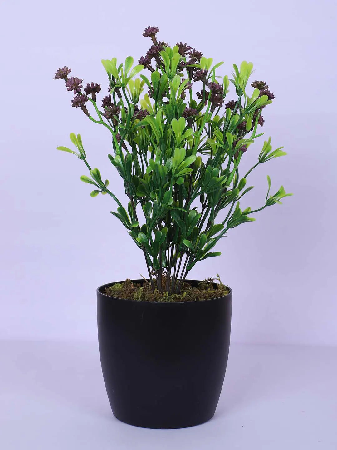 1.1Ft Artificial Anthurium Flower Plant With Black Pot