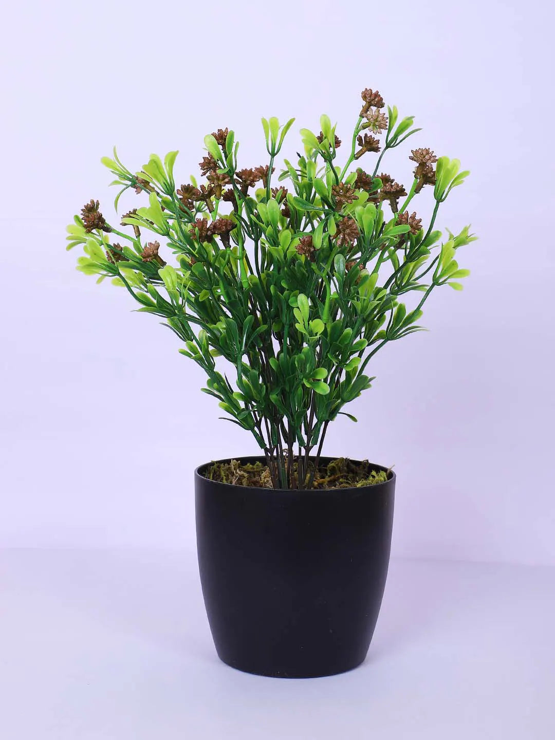 1.1Ft Artificial Anthurium Flower Plant With Black Pot