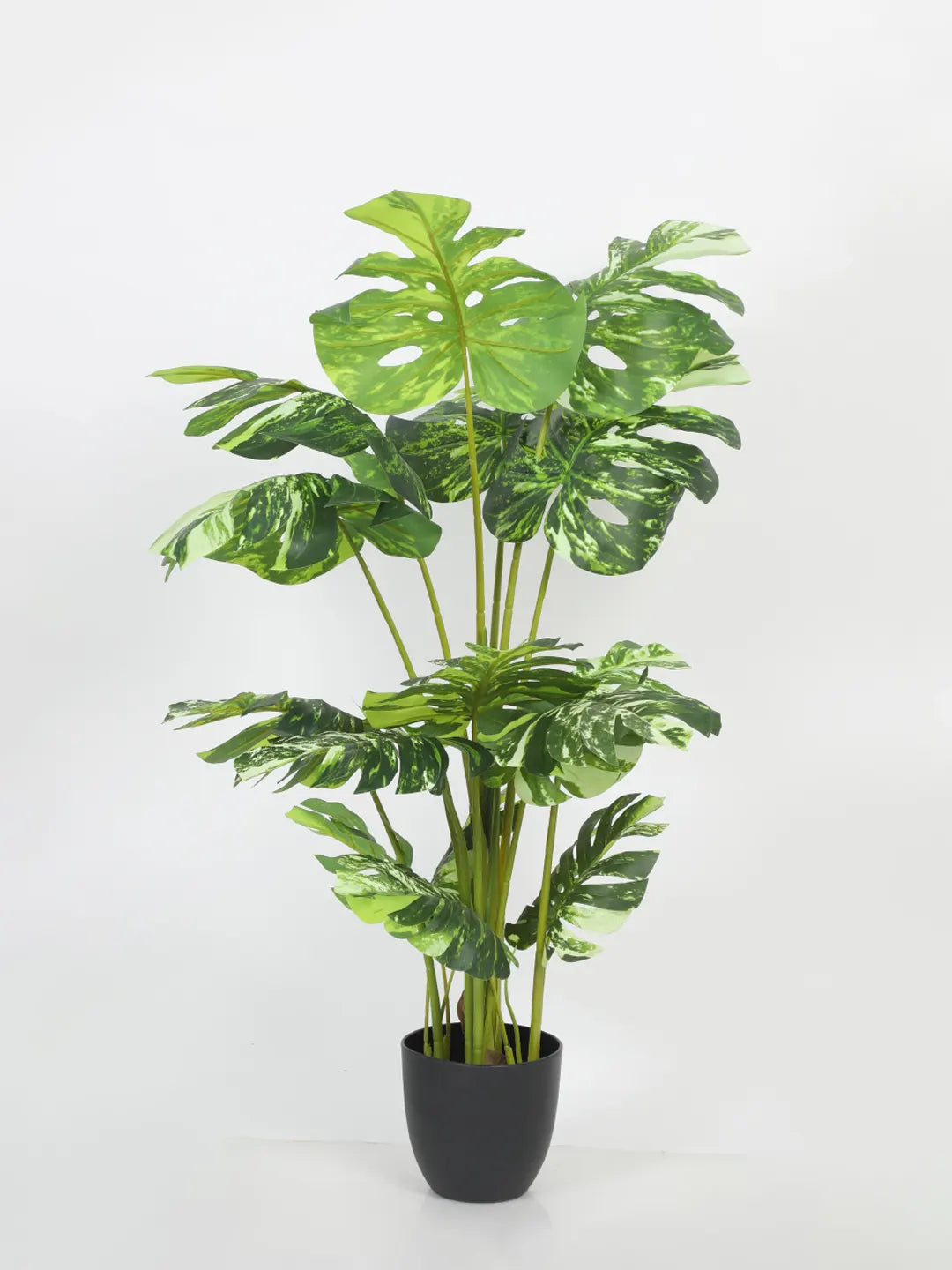 4.Ft Artificial Variegated Monstera Plants for with Pot