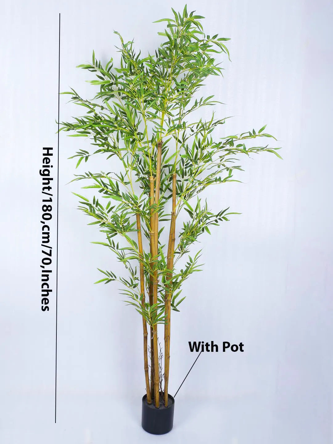 6Ft Artificial Bamboo Tree With Pot