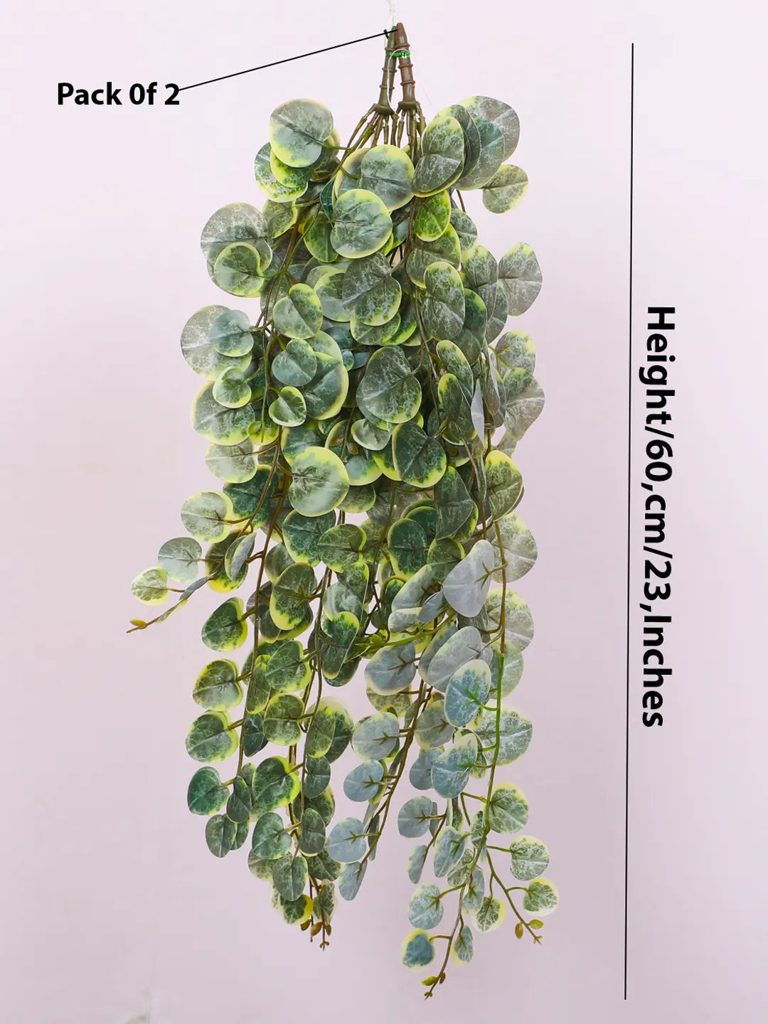 1.9Ft Artificial Hanging Green Creeper Plants Pack of 2