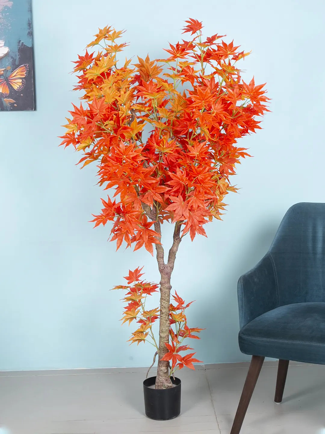 6Ft Artificial Maple Plant with Pot