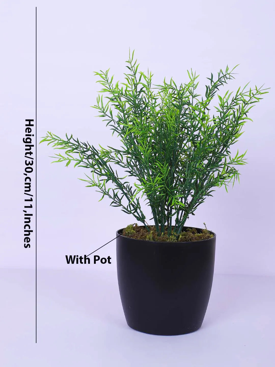 1Ft Artificial Spray Grass Potted Plants With Pot