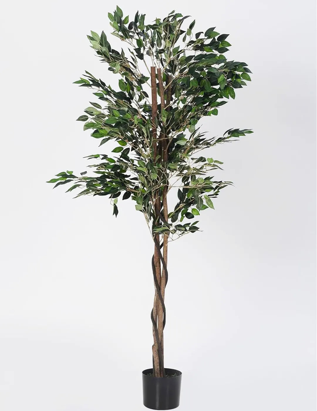 5.2Ft Artificial Mini Ficus Plant Trees with Pot