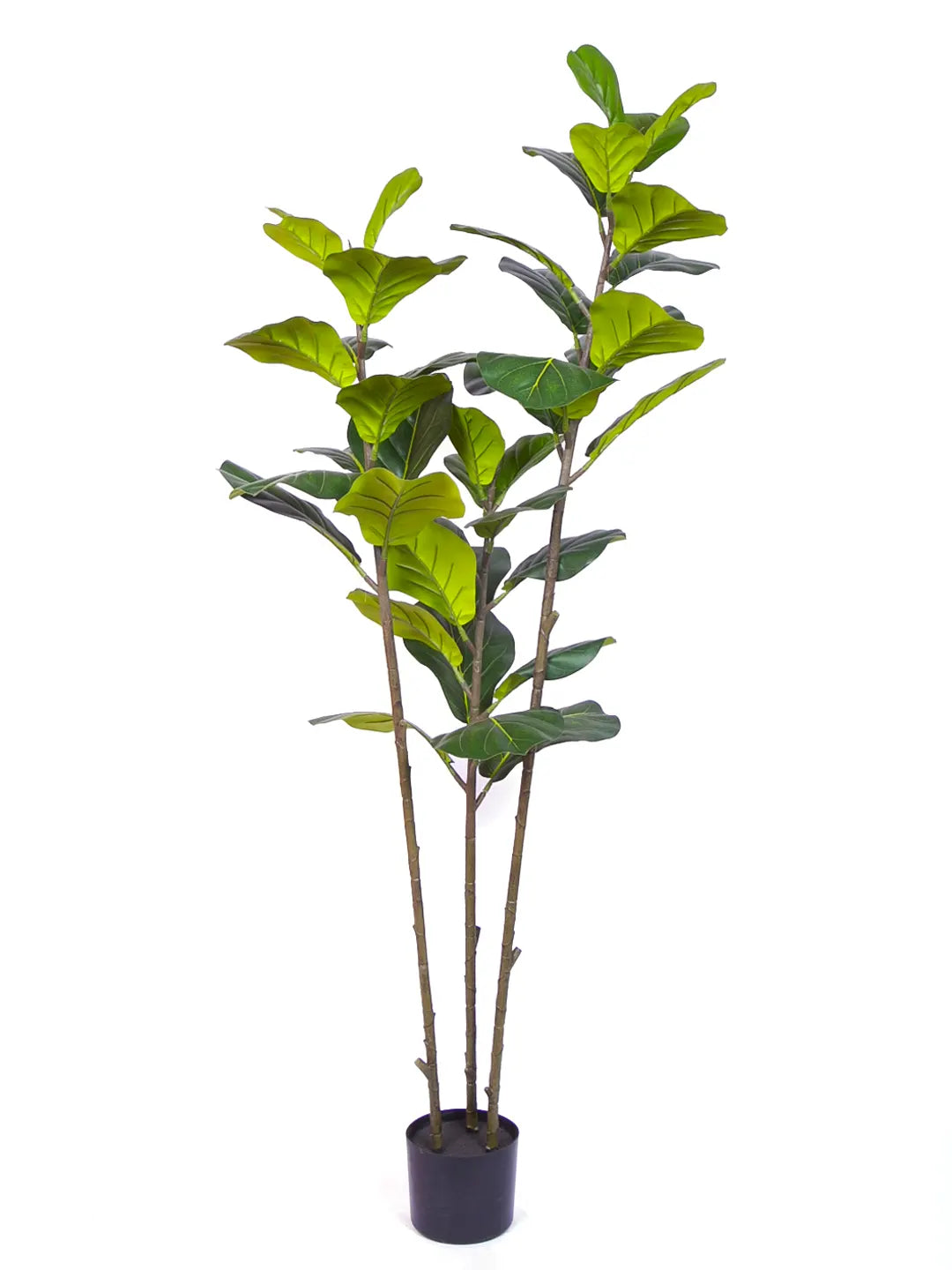 5Ft Artificial Fiddle Leaf Fig Tree, With Pot
