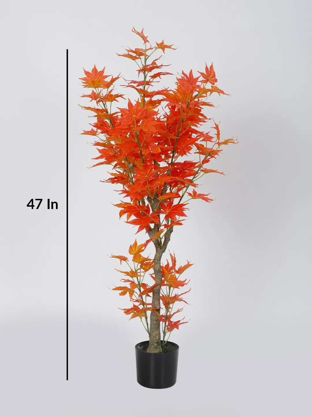 4Ft Artificial Maple Plants Tree with Pot
