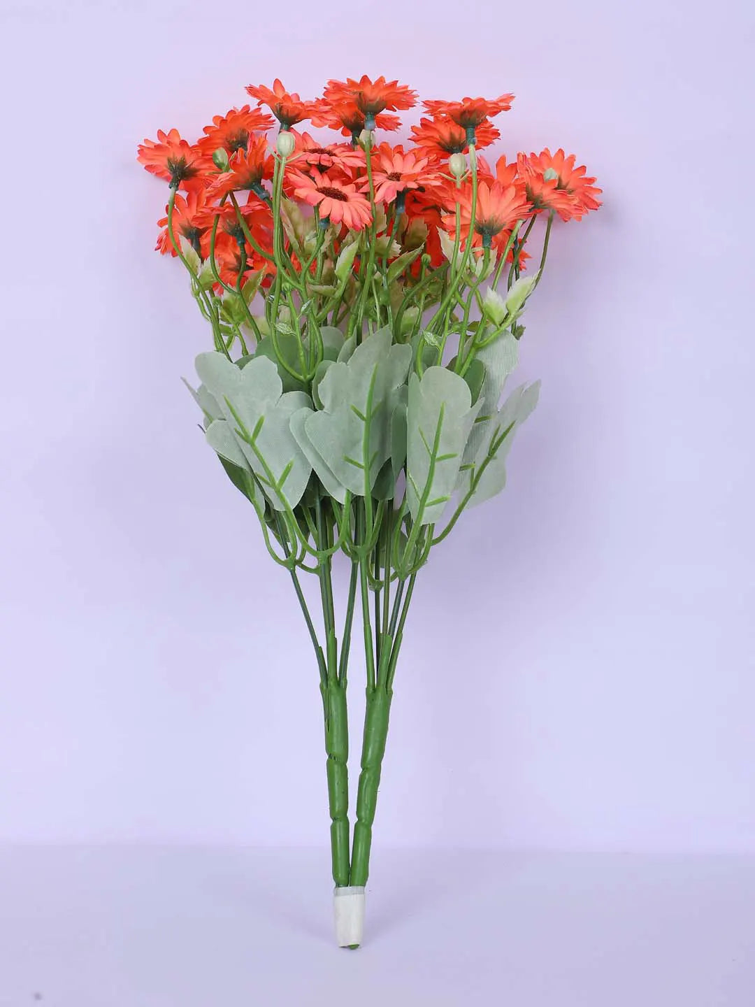1Ft Artificial Dutch Daisy Flower Potted Plant With Black Pot