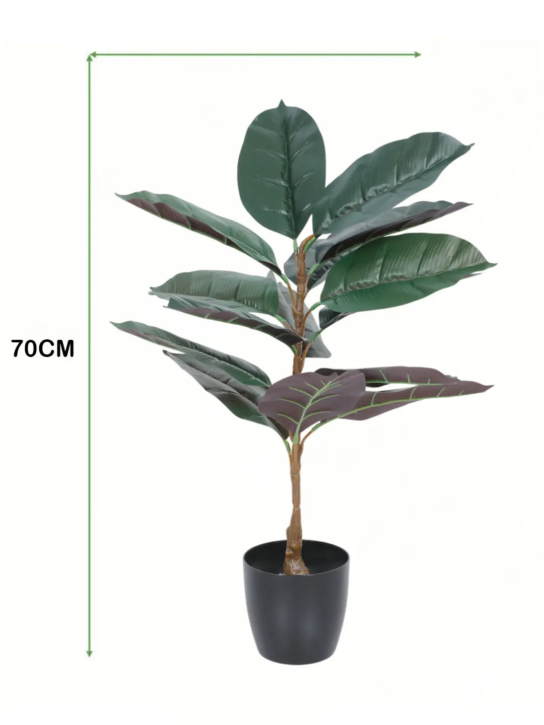 2.4Ft Artificial Banana Plants for with Black Pot