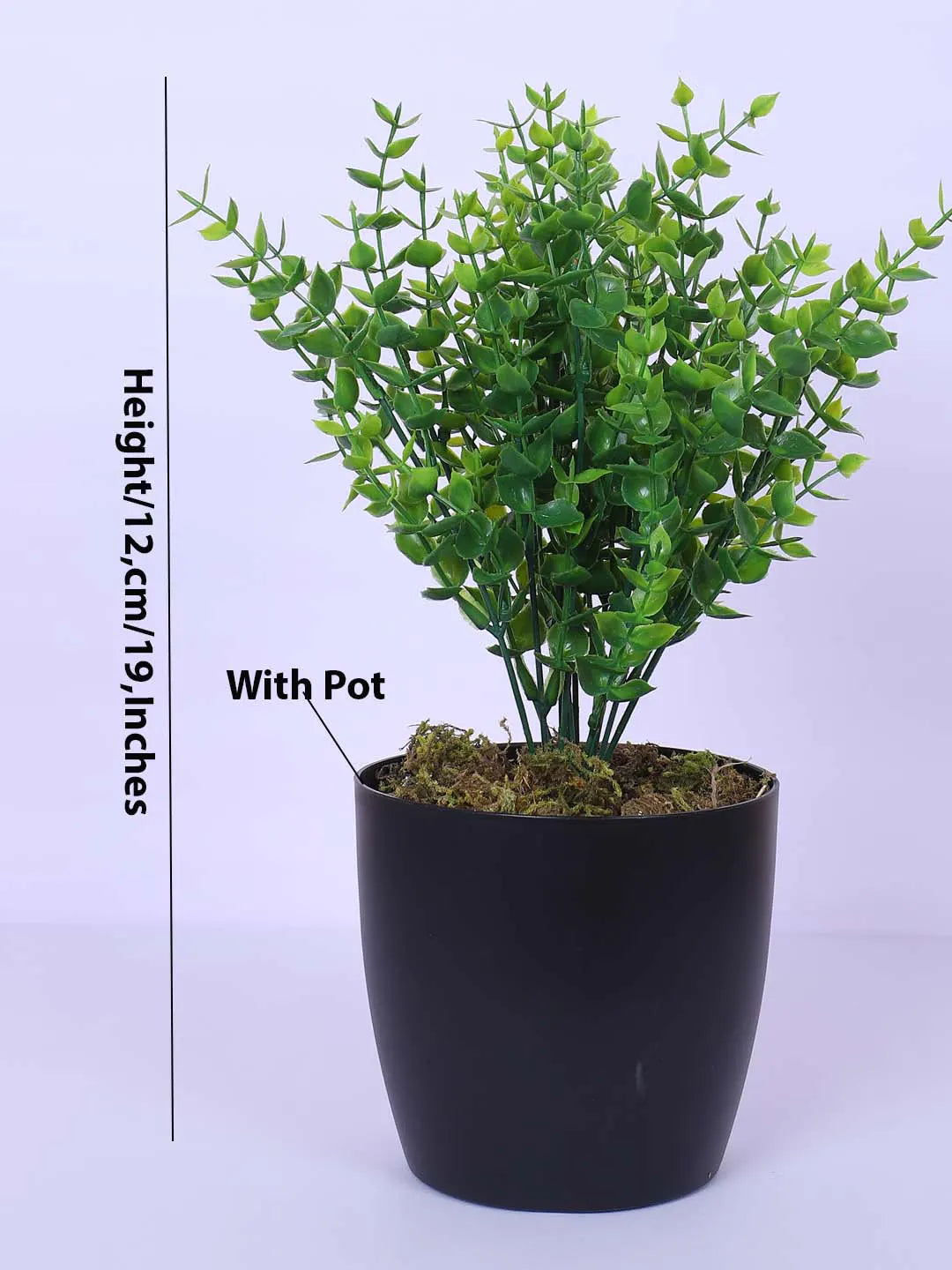 1Ft Artificial Eucalyptus Potted Plants With Pot