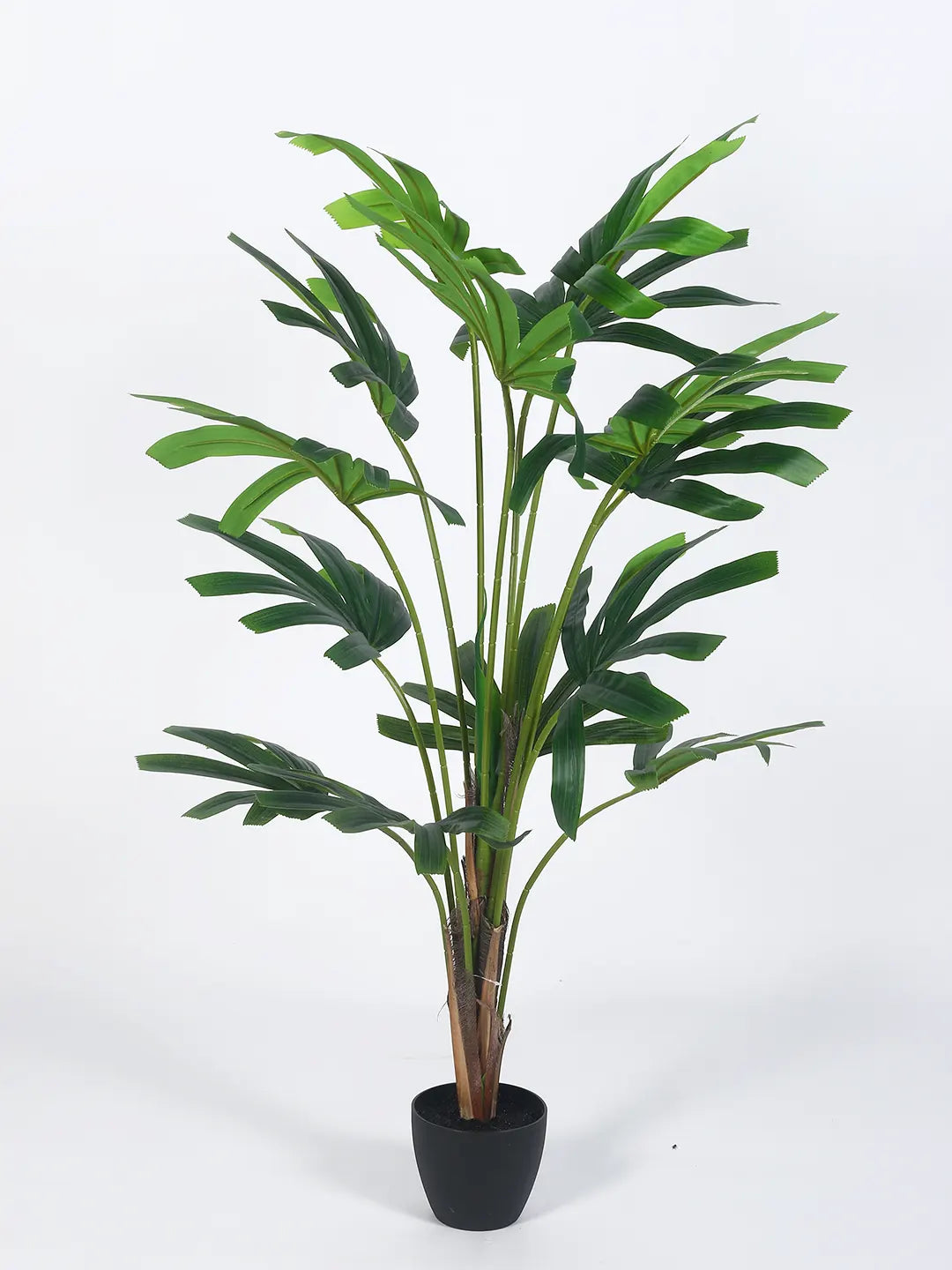 4.Ft Artificial Rhapis Plants,With Pot