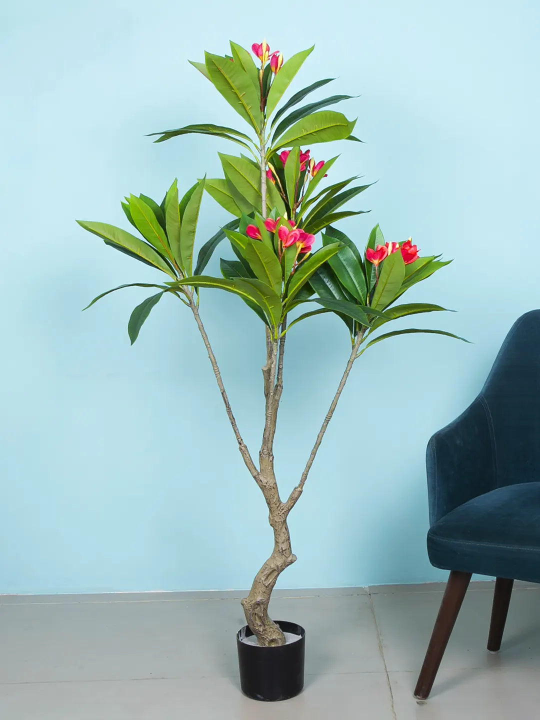 5Ft Artificial Magnolia Flowers Tree with Pot
