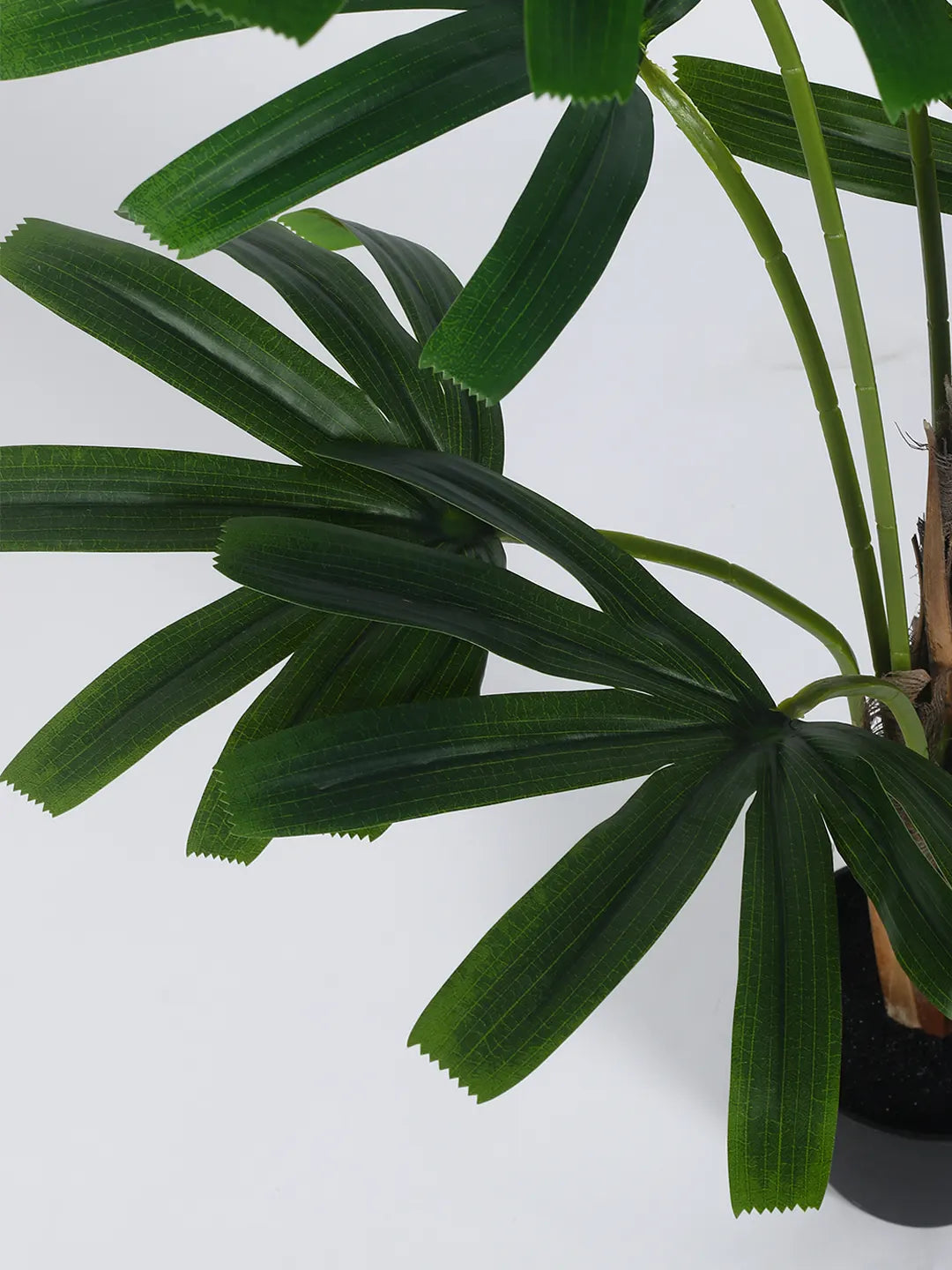 4.Ft Artificial Rhapis Plants,With Pot
