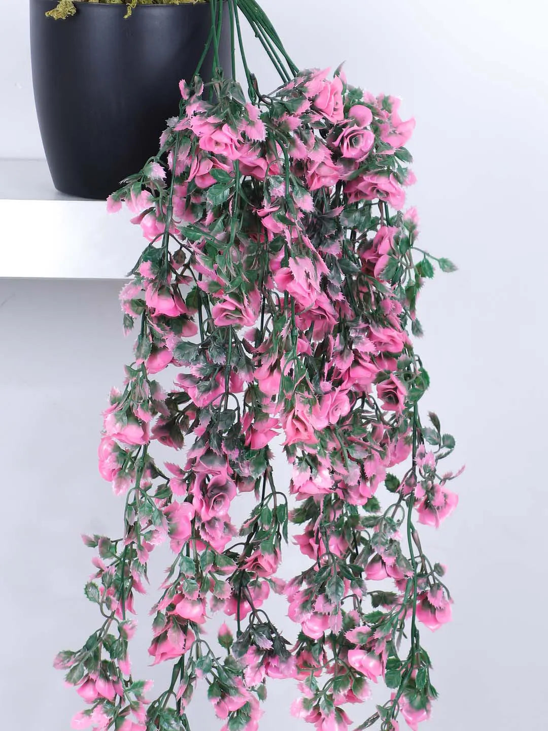 2.2Ft Artificial Hanging Plants With Pot,
