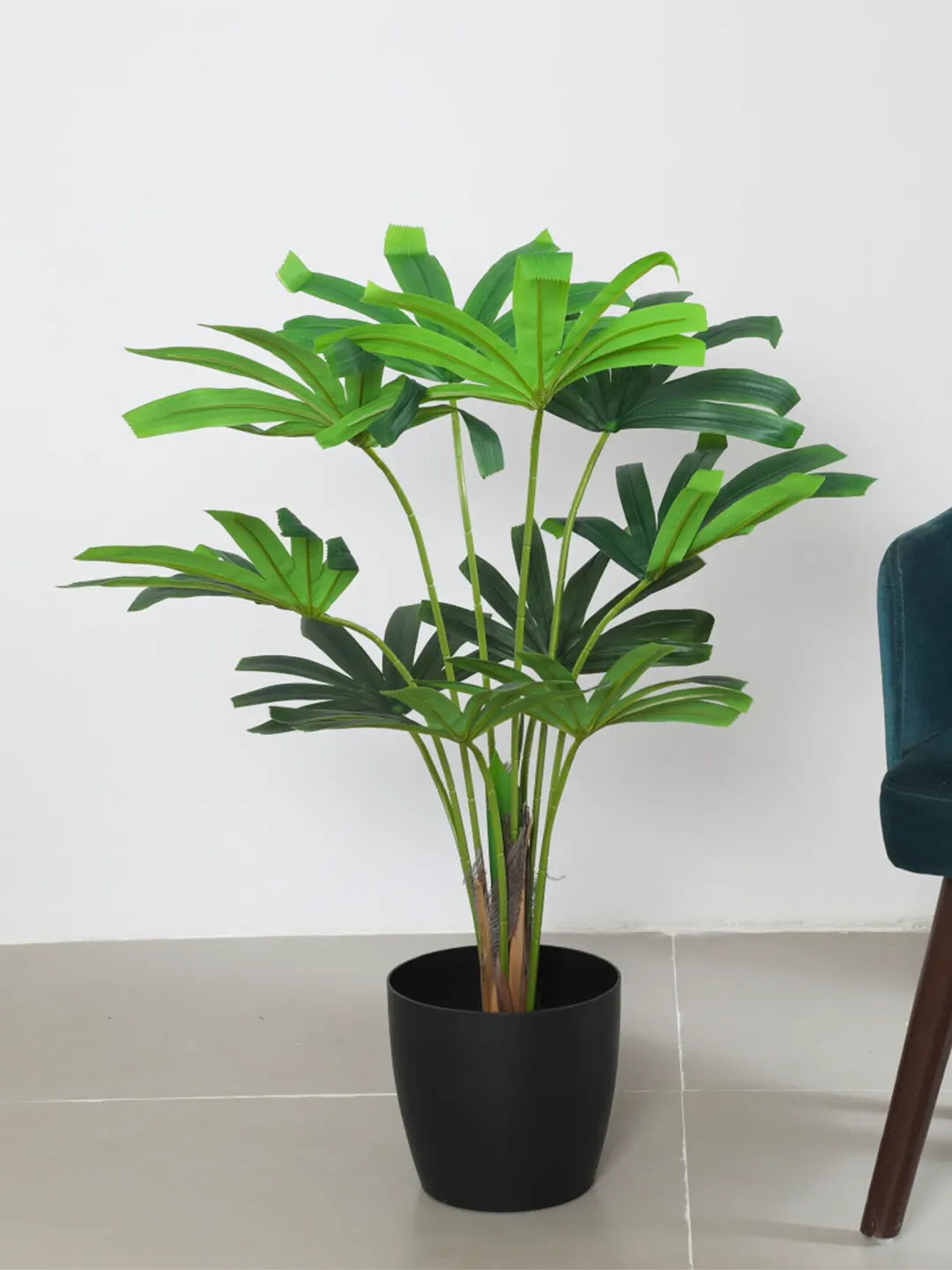 3Ft Artificial Rhapis Plants,With Pot