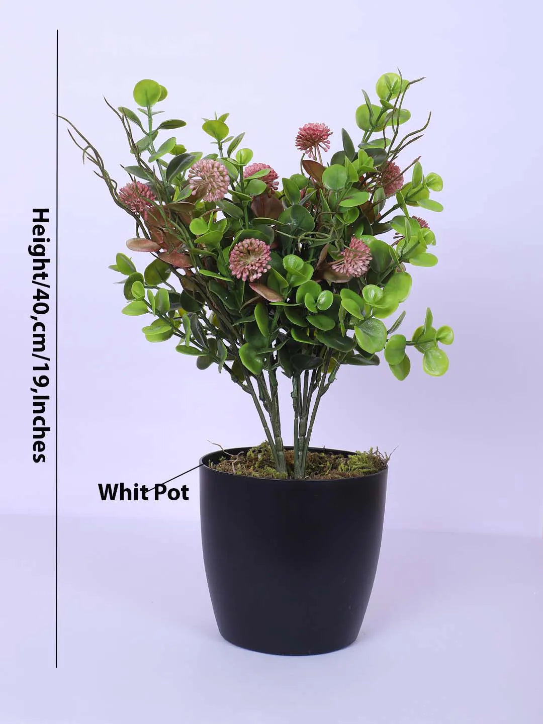 1.3Ft Artificial Eucalyptus Potted Plant With Pot