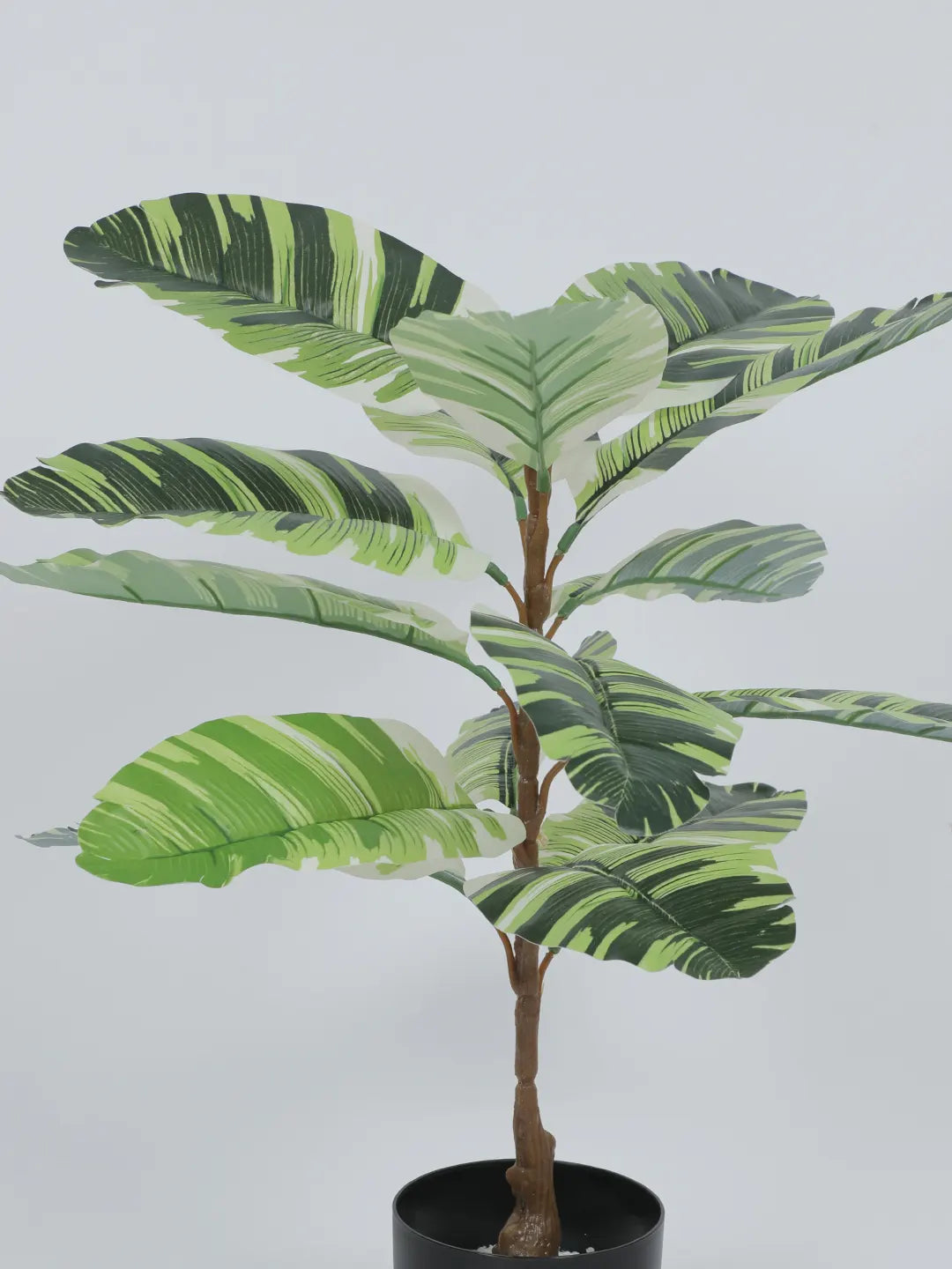 2.4Ft Artificial Banana Plants for with Black Pot