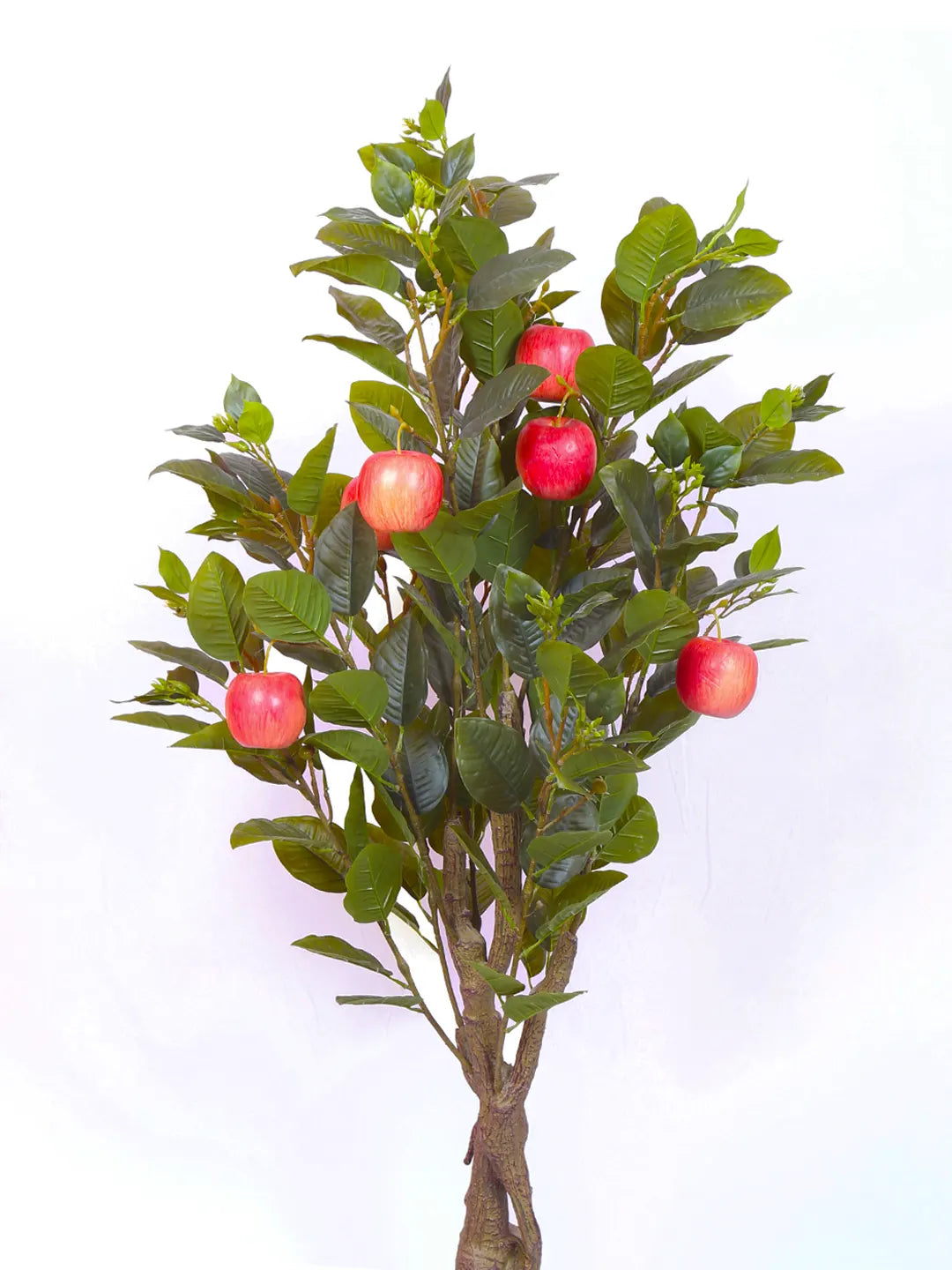 4Ft Artificial Apple Fruit Plant With Pot