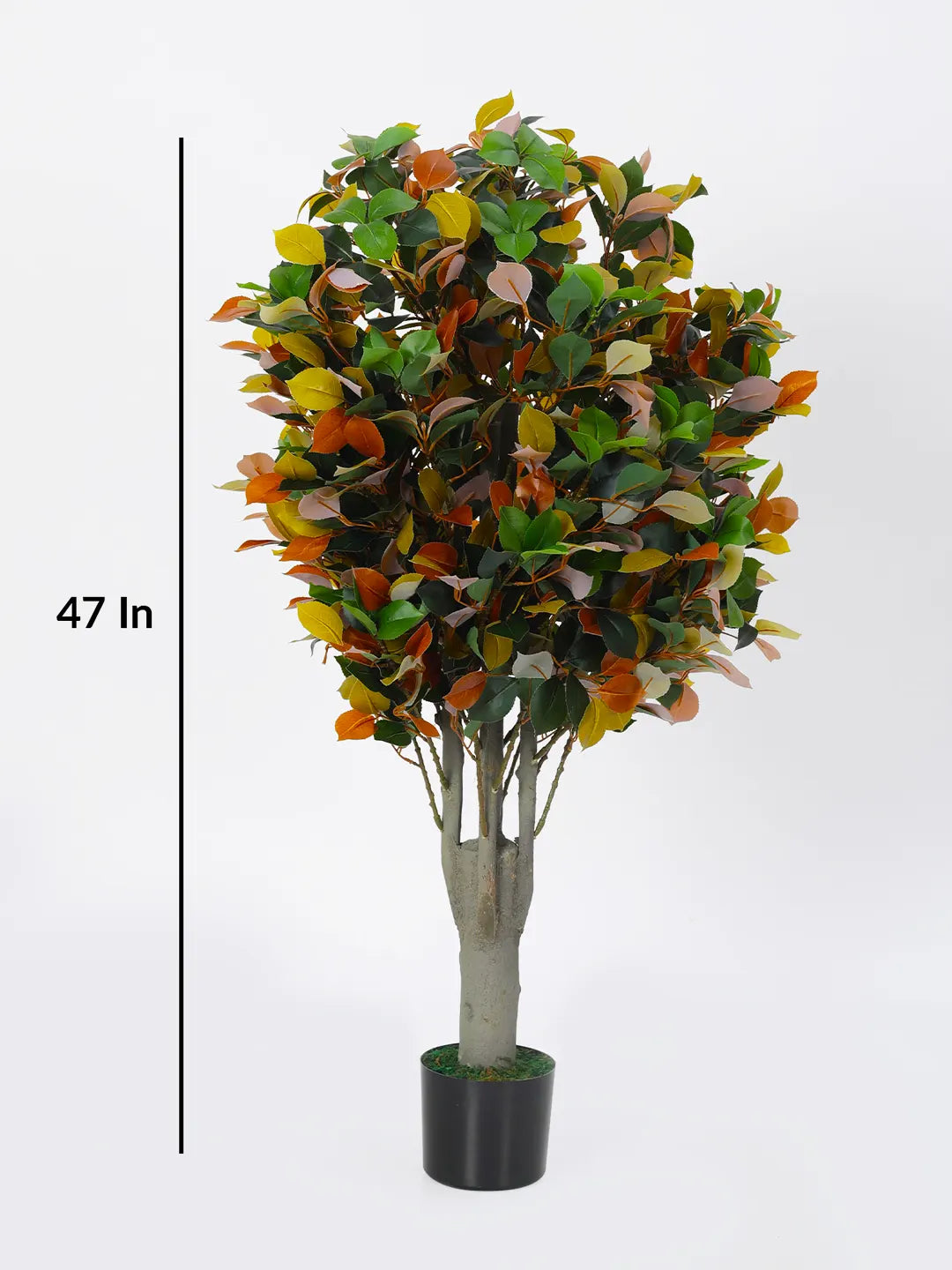 4.Ft Artificial Ficus Plants with Pot