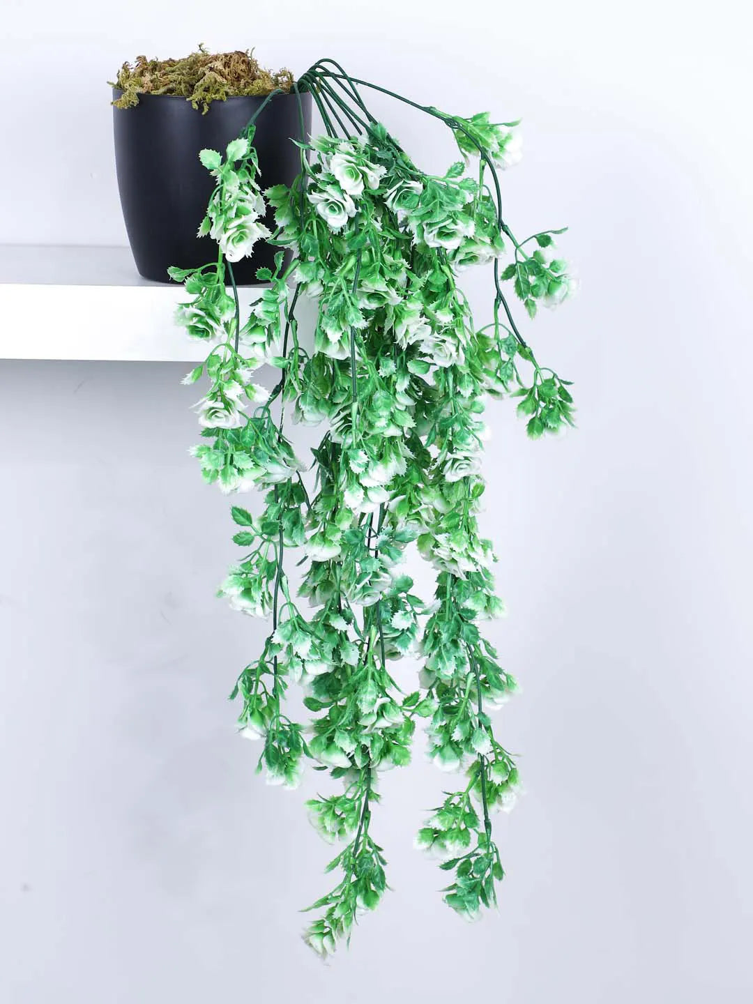 2.2Ft Artificial Hanging Plants With Pot,
