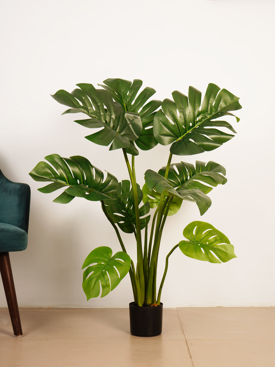 4Ft Artificial Monstera Deliciosa Tree in Pot