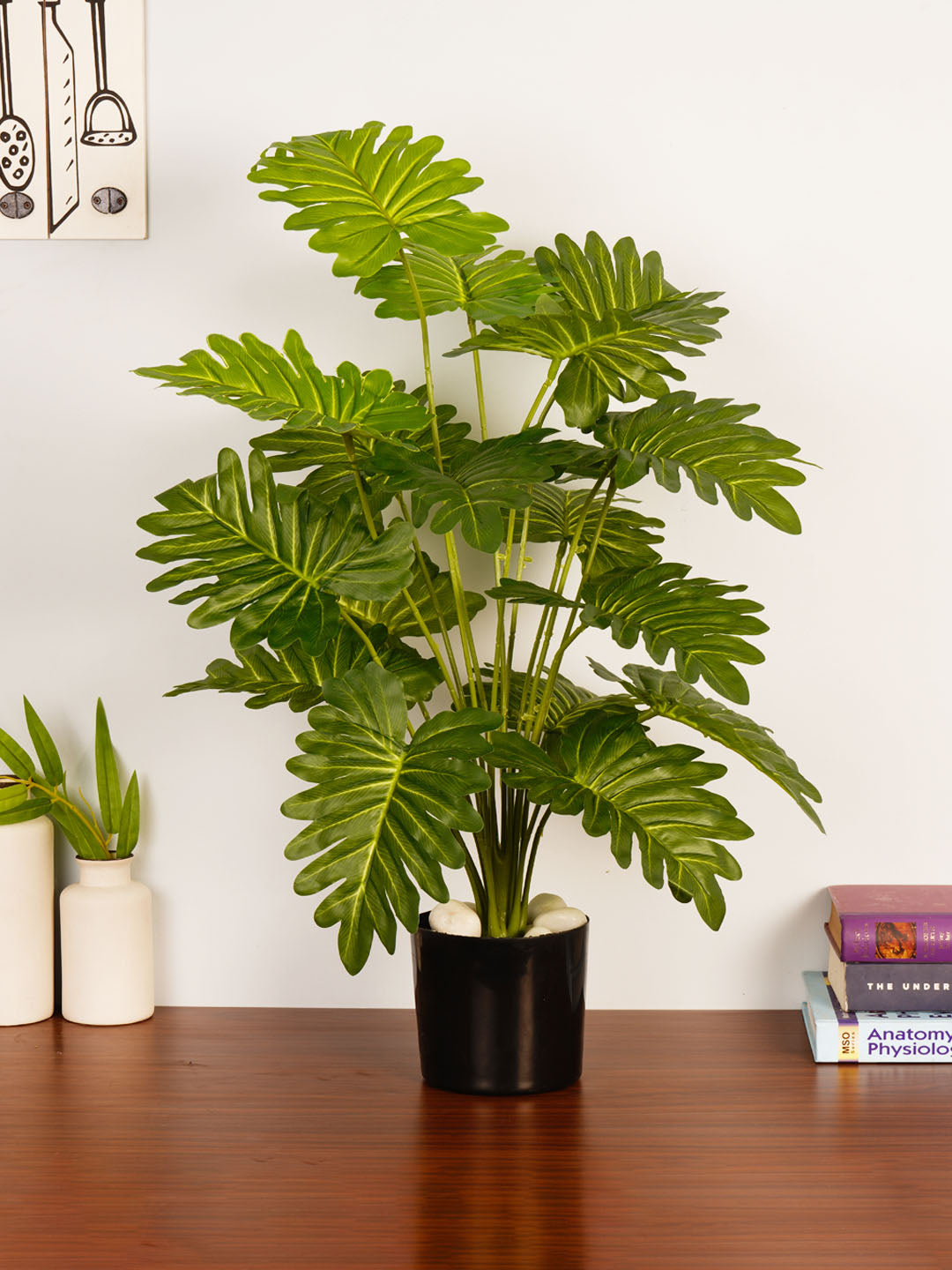Artificial Philodendron Plant - 65cm Tall