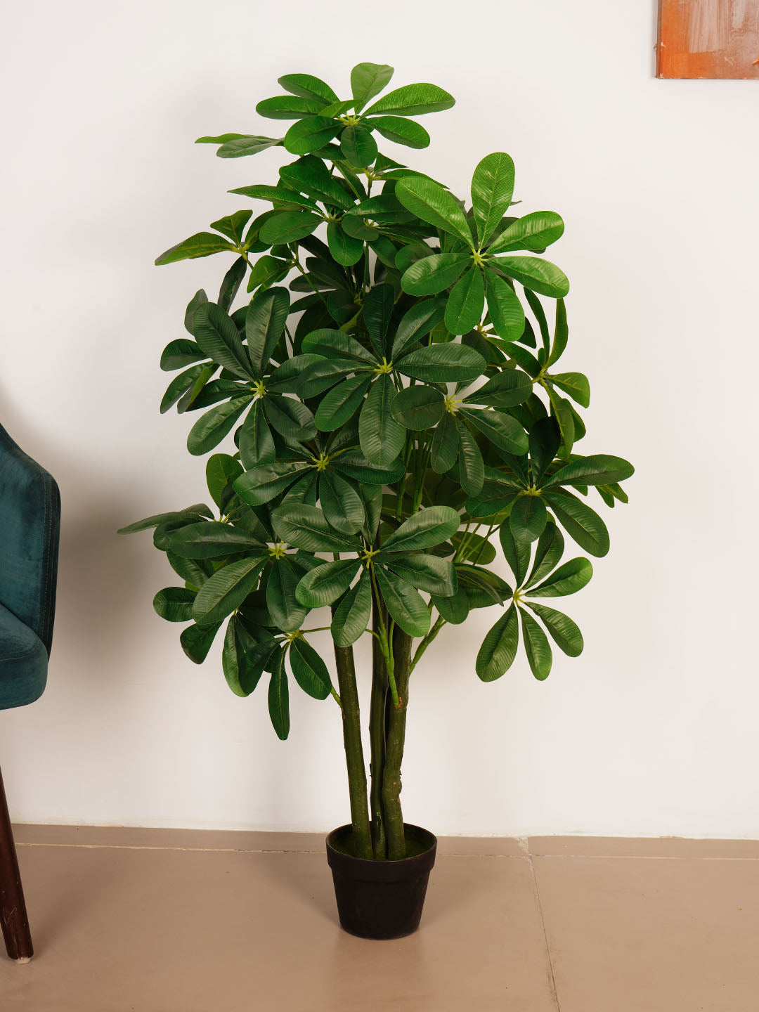 3.6Ft Artificial Schefflera Plant in Pot