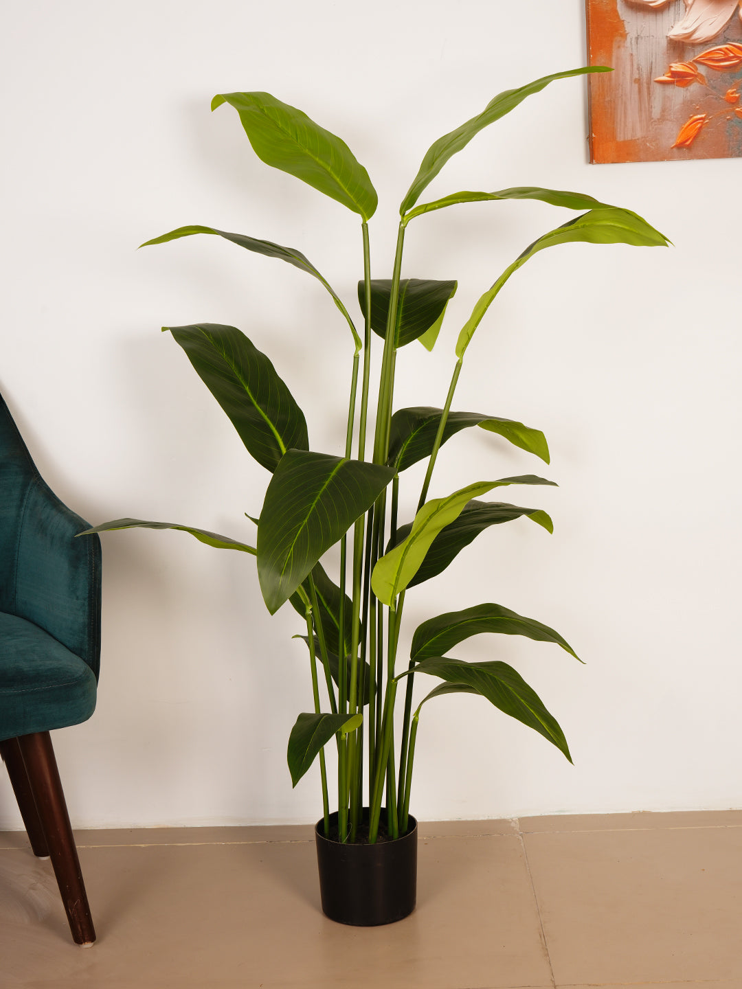4.6Ft Artificial Bird of Paradise Tree in Pot