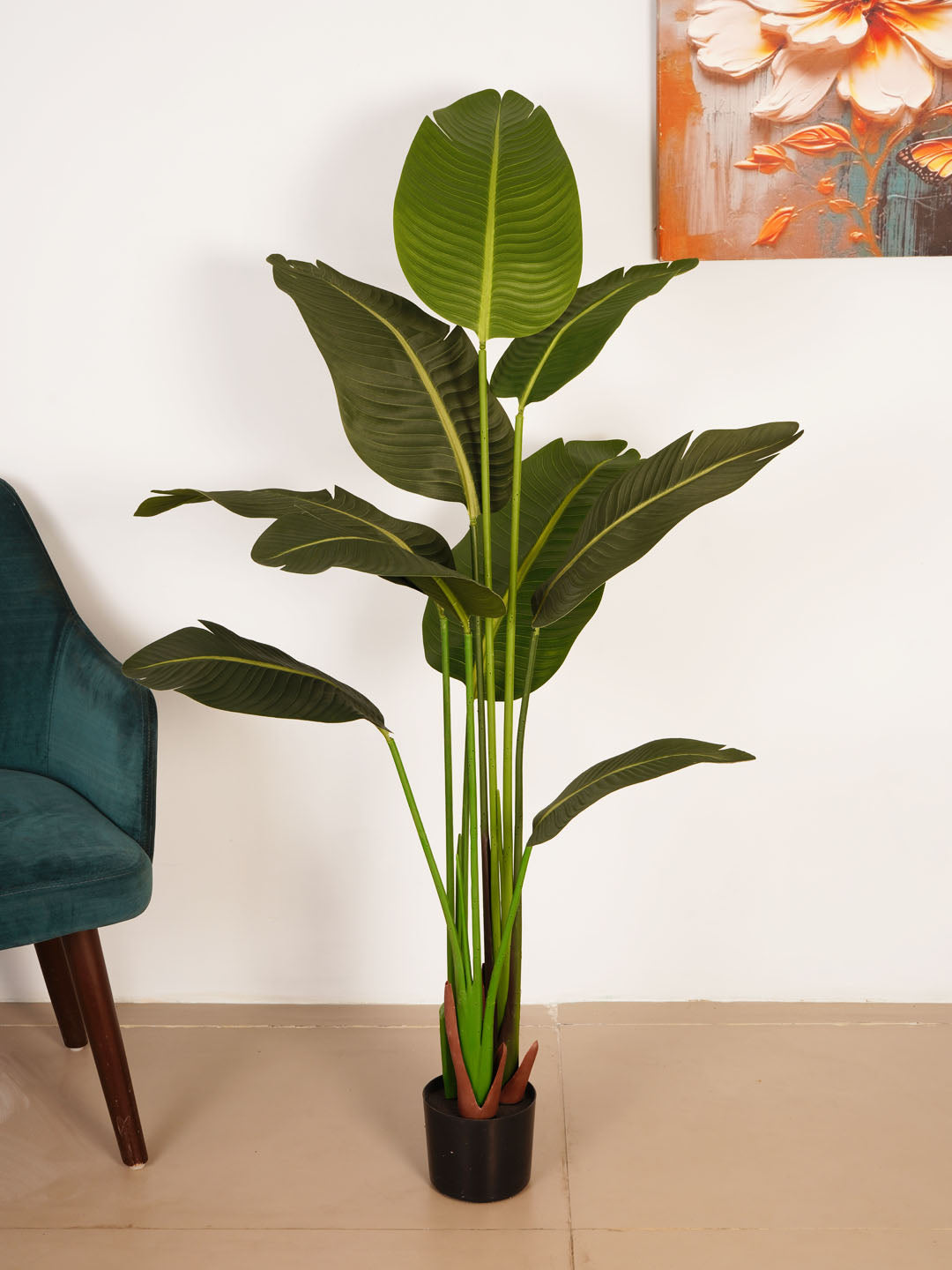 5Ft Artificial Bird of Paradise Plant in Pot