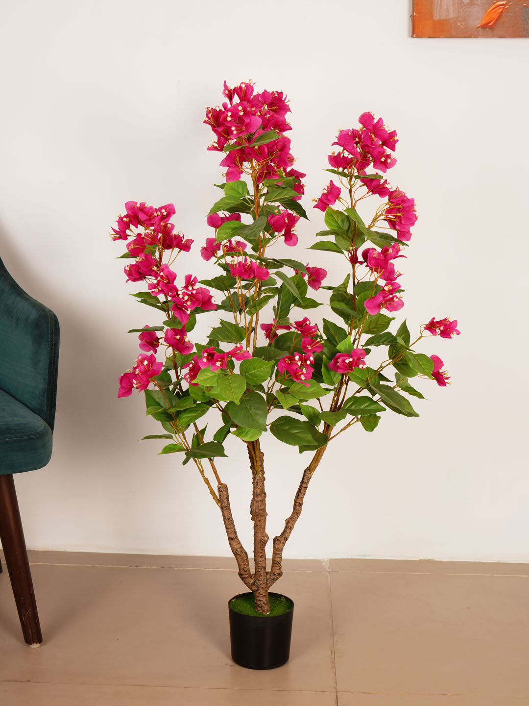 3.6Ft Artificial Bougainvillea Flowers Tree in Pot