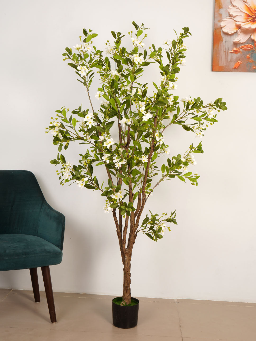 6.2Ft Artificial Sakura Cherry Blossom Tree in Pot