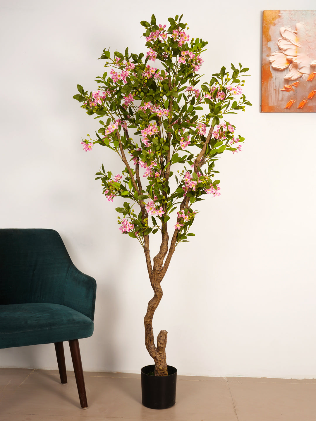 6.2Ft Artificial Sakura Cherry Blossom Tree in Pot