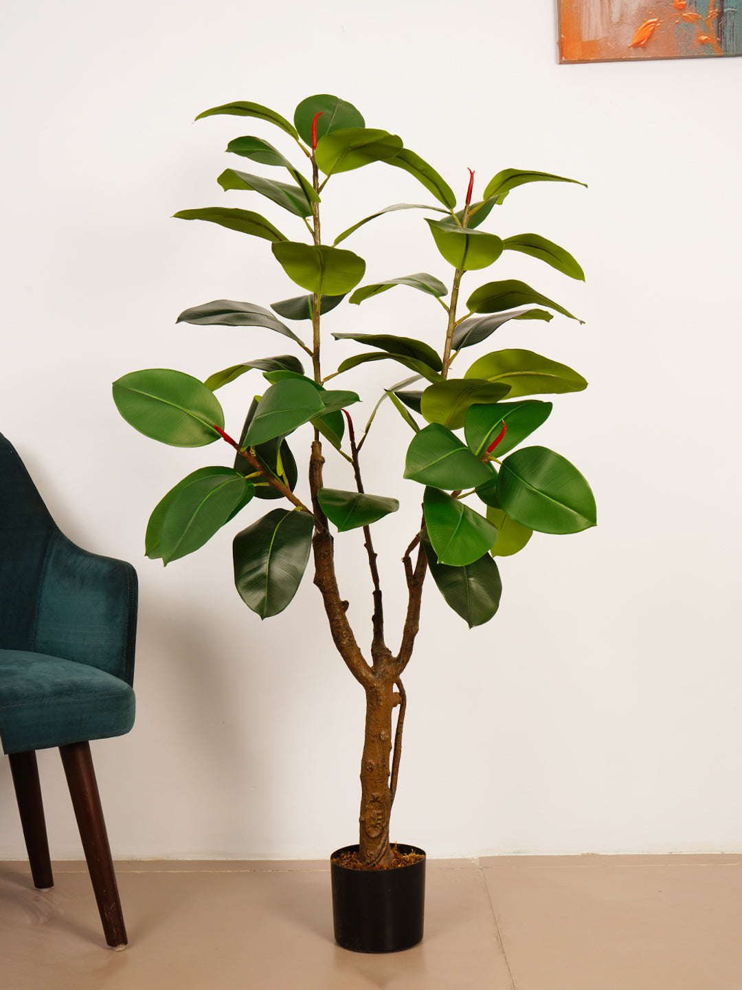 5Ft Artificial Fiddle Leaf Fig Tree in Pot