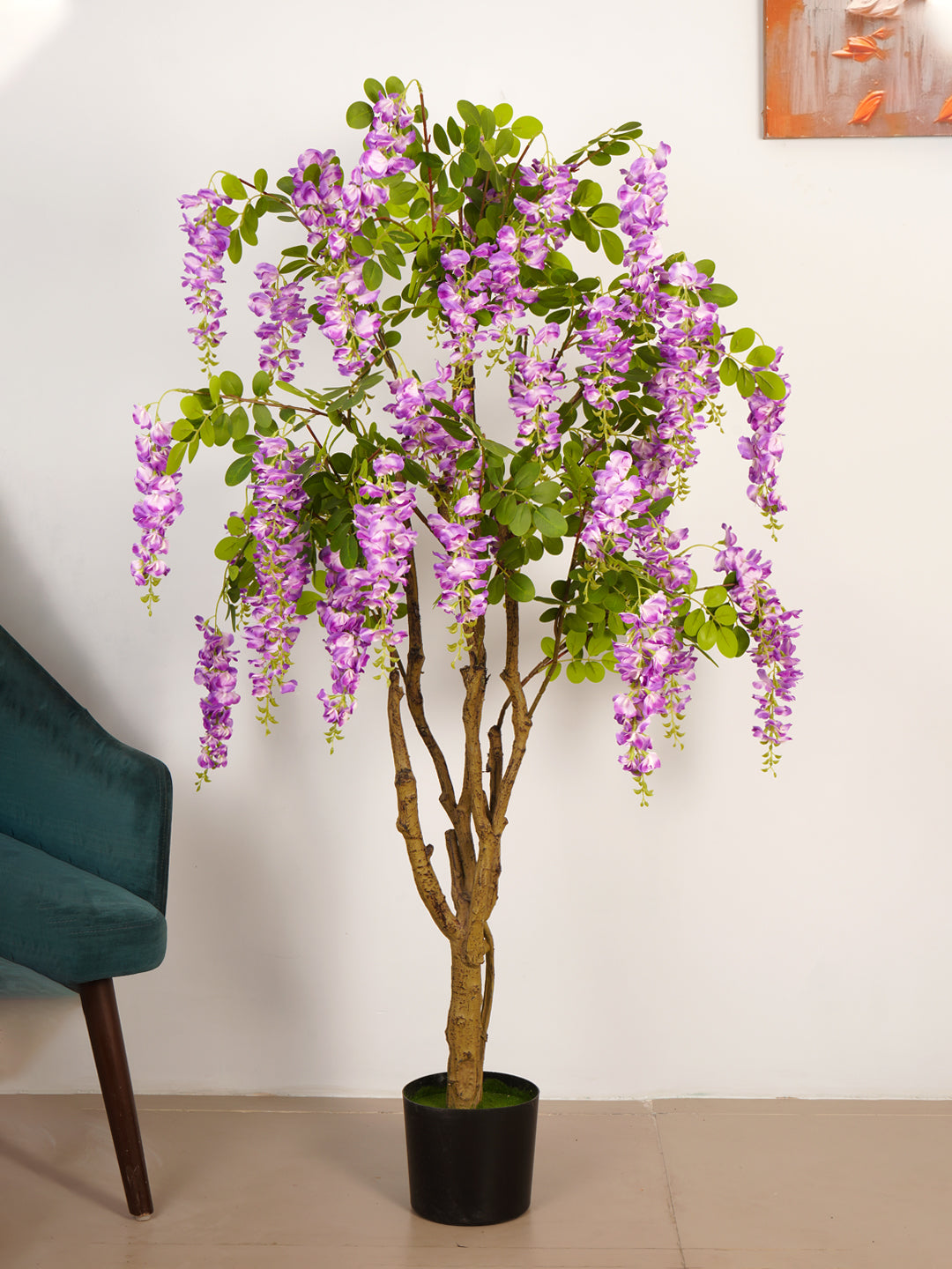 6Ft Artificial Wisteria Flowers Tree in Pot