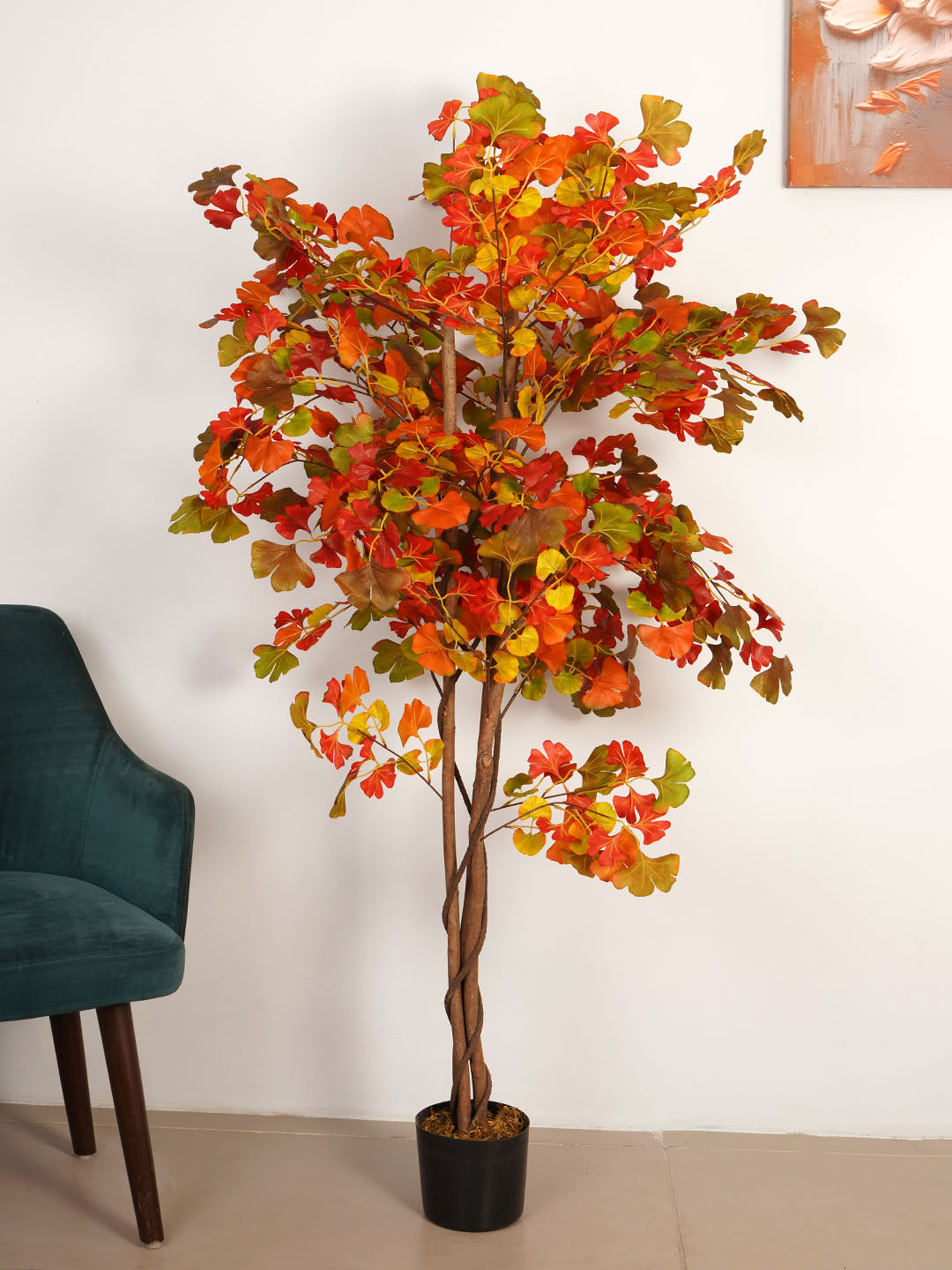 6Ft Artificial Ginkgo Tree in Pot