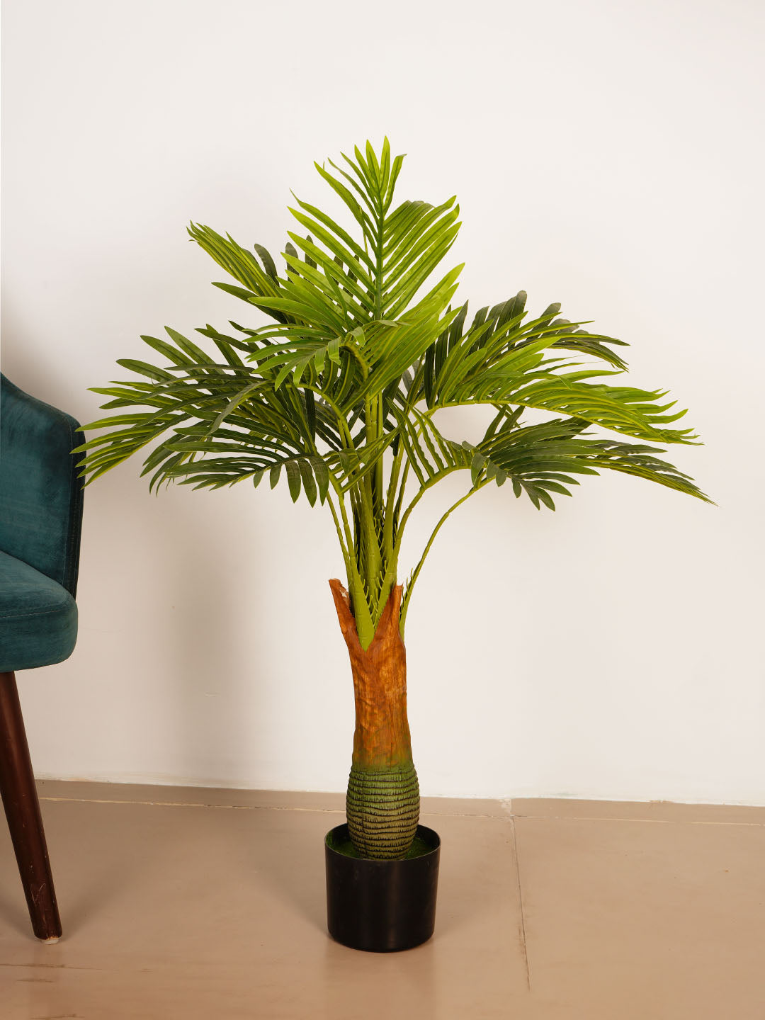 3.1Ft Artificial Bottle Areca Palm Plant in Pot