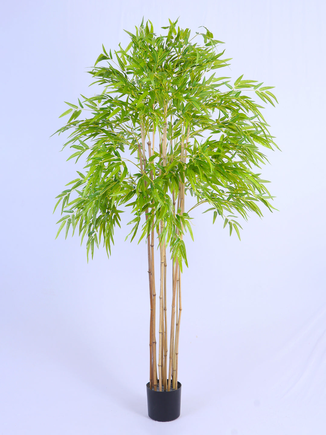 6Ft Artificial Golden Bamboo Tree with Black Pot