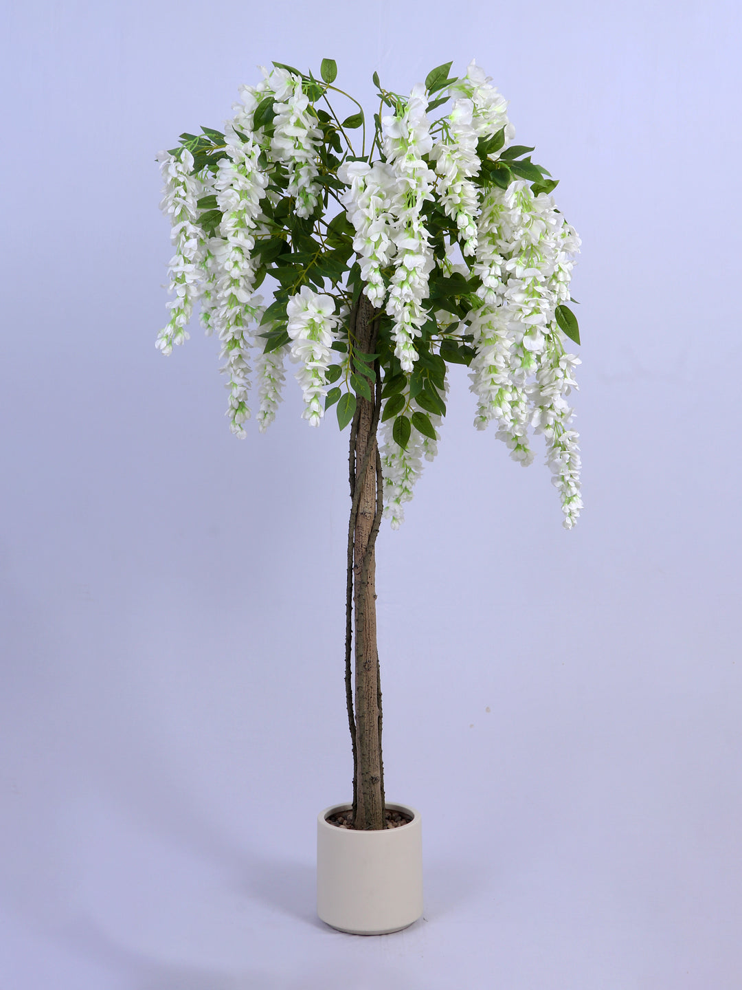 4.6Ft Artificial Wisteria Flowers Tree in Pot