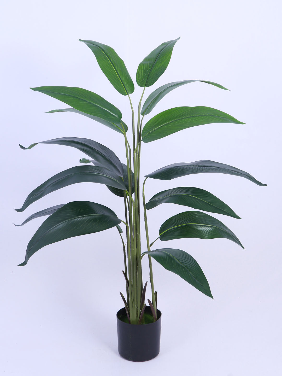 4.5Ft Artificial Banana Plant in Black Pot