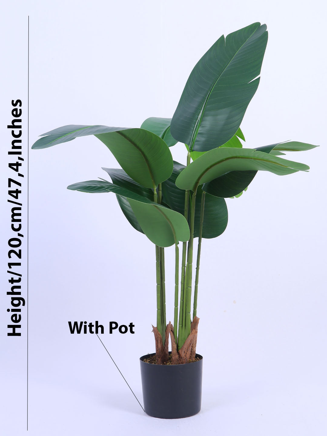 4fT Artificial Banana Plant with Pot