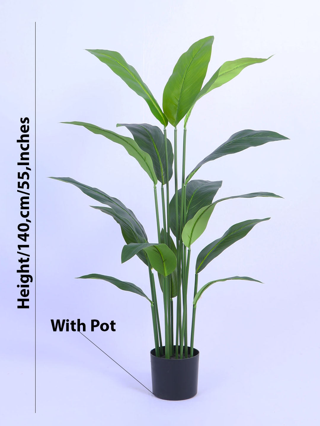 4.5 Artificial Bird of Paradise Plant with Pot