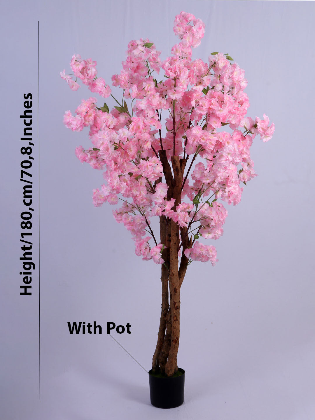 6ft Artificial Pink Blossom Tree