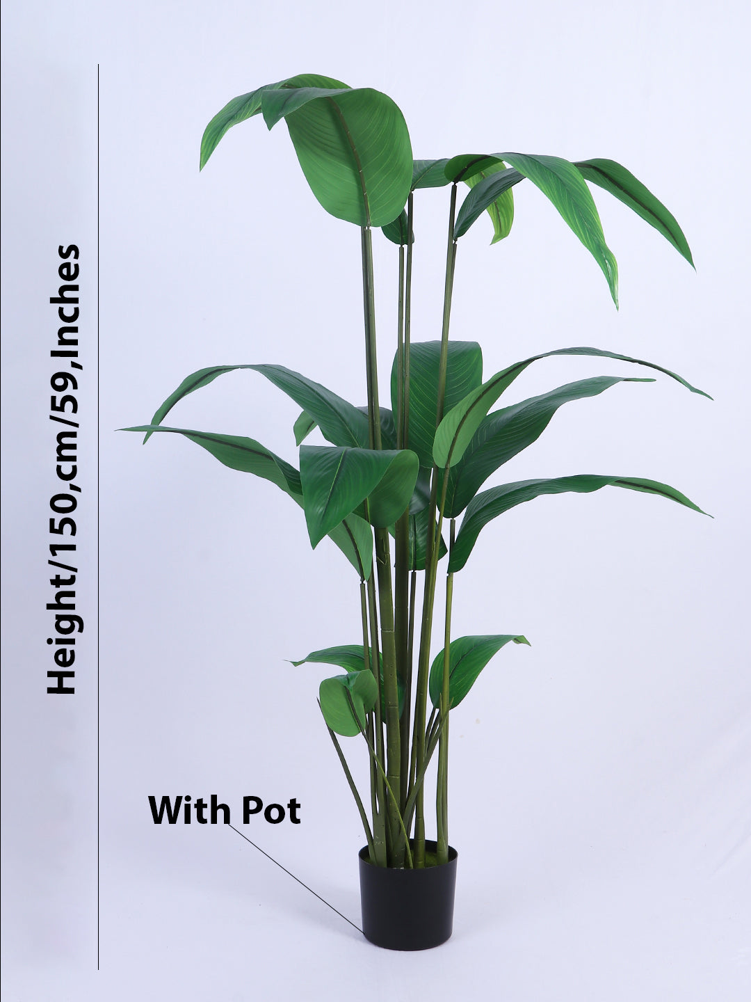 5Ft Artificial Bird of Paradise Tree in Pot