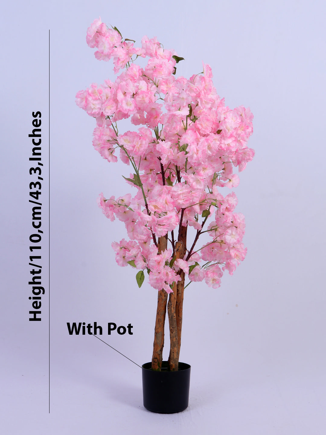 3.6Ft Artificial Pink Blossom Tree