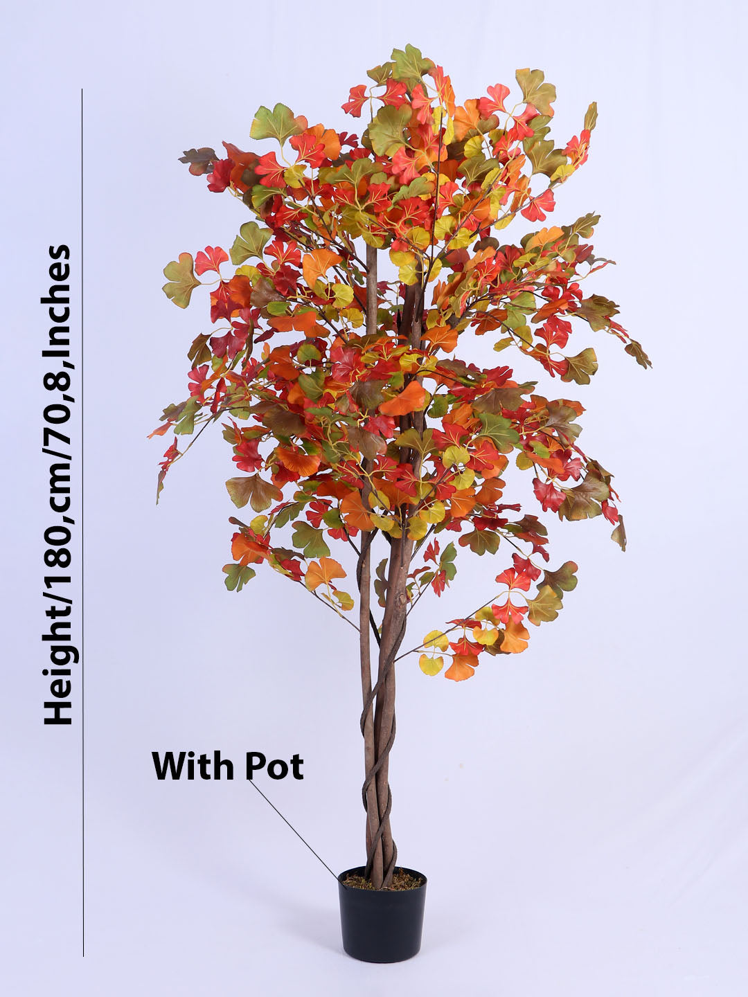 6Ft Artificial Ginkgo Tree in Pot