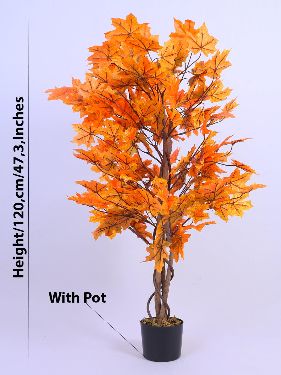 4Ft Artificial Japanese Maple Tree in Pot